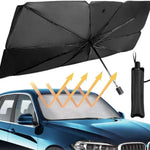 1+1 GRATIS Parasolar Tip Umbrela Parbriz Auto 76x132cm