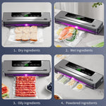 Aparat Vidat Alimente Pro + 10 Pungi Vidat 20x30cm 220V, Taietor Integrat