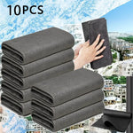 5+5 CADOU Lavete Magice Microfibra Reutilizabile 30x30 cm Fara Urme Fara Scame
