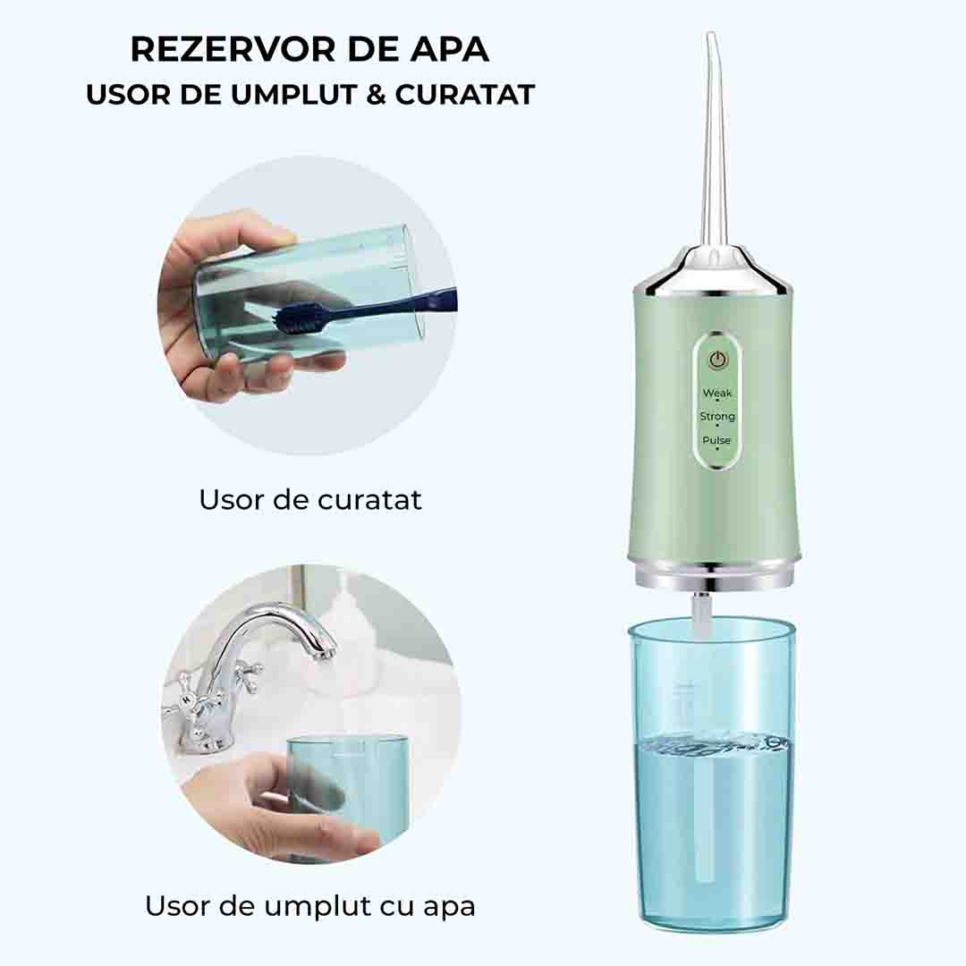 Irigator Oral Dus Bucal 4 Capete 1200mAh