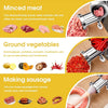 Masina de Tocat Carne pentru Carnati Manuala Aluminiu, Accesorii Incluse