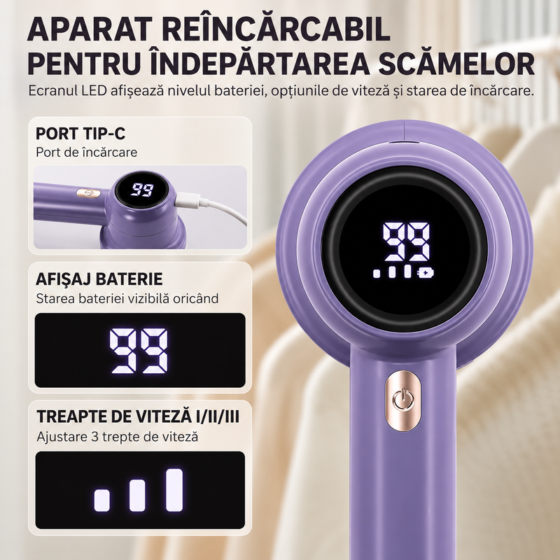 Aparat Indepartat Scame Electric Portabil cu Afisaj LED