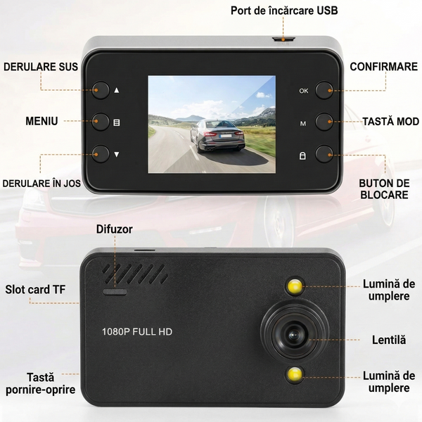Caméră Auto DVR Smart
