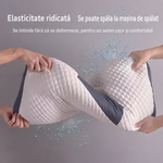 Set 2 Perna Ortopedica Spuma cu Memorie Suport Cervical 74x48cm