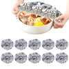 Set 100 Saculeti Alimentari Aluminiu, Pastreaza Mancarea Proaspata, Reutilizabili, Elastici