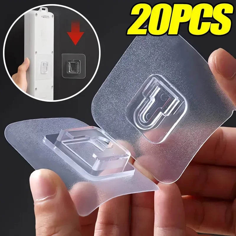 Set 20 Clipsuri Dubluadezive Transparente