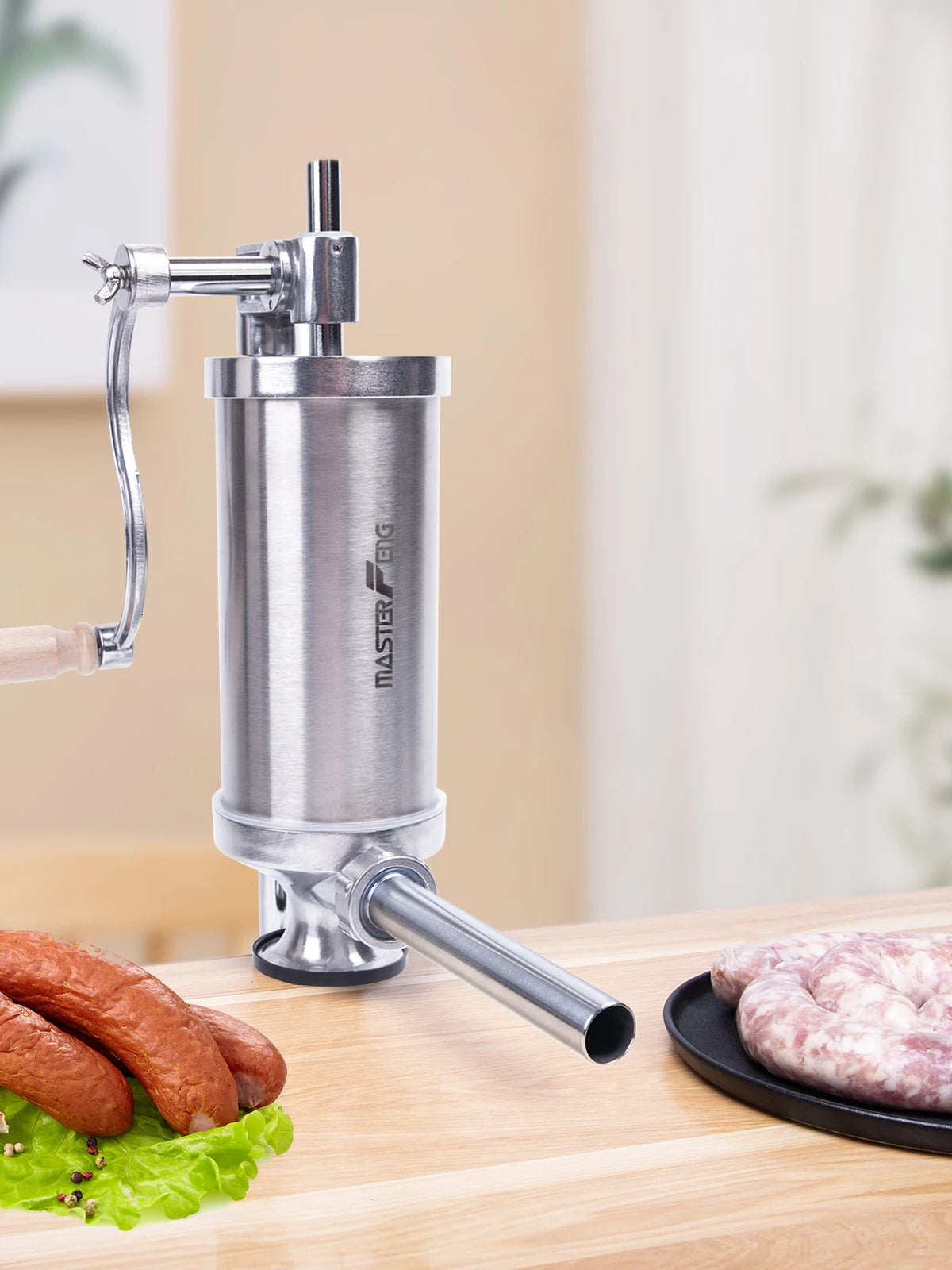 Aparat Umplut Carnati Vertical Inox Prindere Masa 1,25kg sau 2,5kg