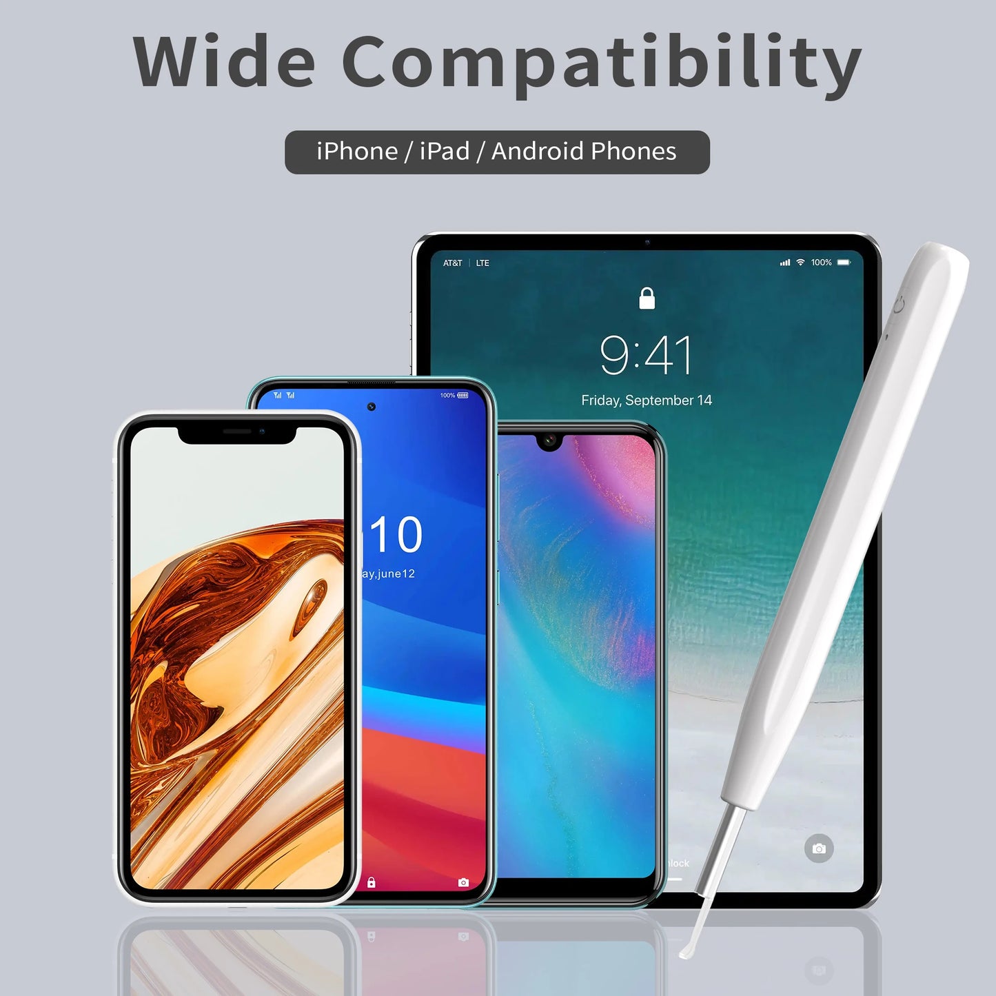 Dispozitiv Curatare Urechi cu Camera HD si Conexiune Telefon