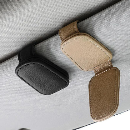 Suport Prindere Clips Magnetic Piele Ochelari Auto