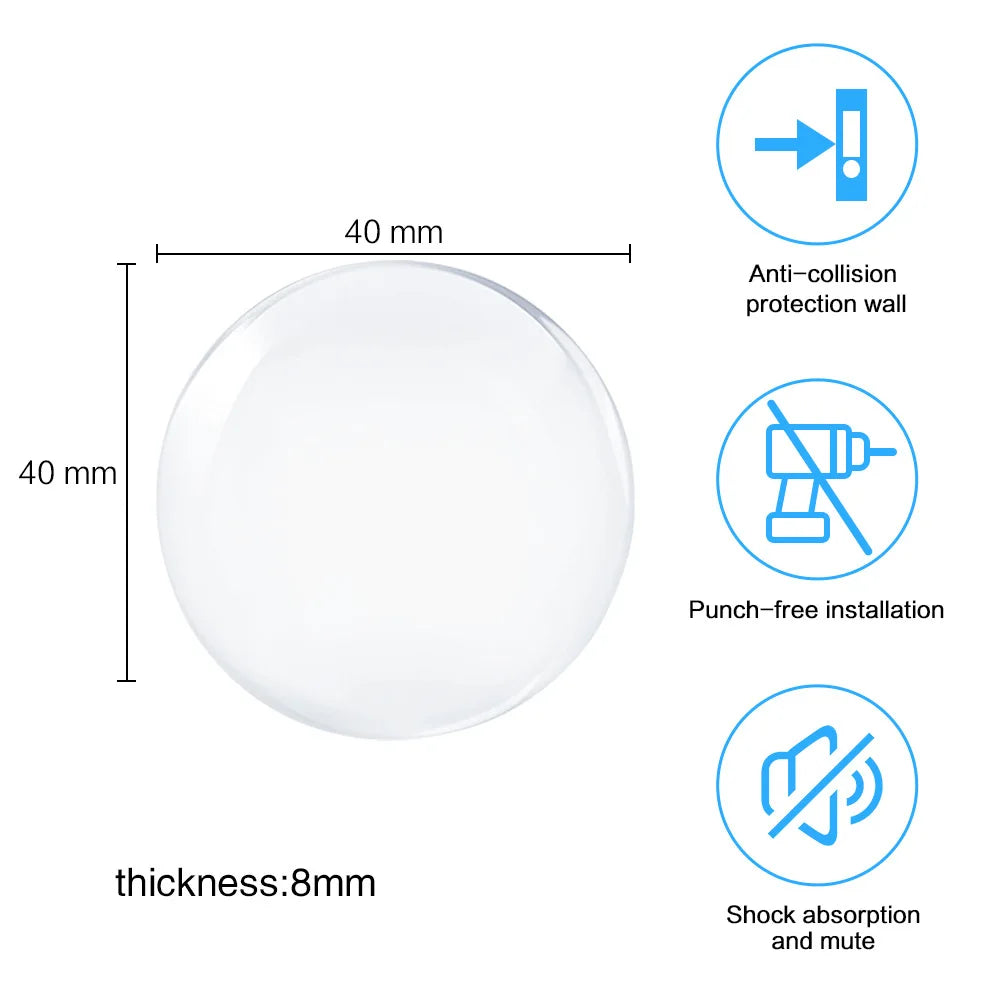 Set 6 Protectii Autoadezive Silicon Opritor Usa