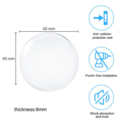Set 6 Protectii Autoadezive Silicon Opritor Usa
