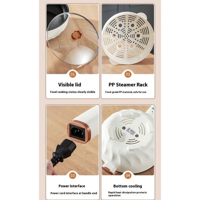 Tigaie Electrica 2 in 1 Antiaderenta 4L Putere 800W