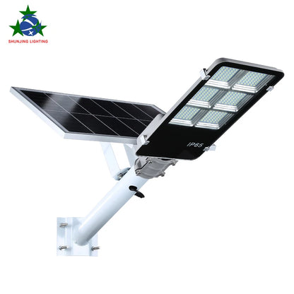 Lampa Solara JORTAN 300W cu Suport Metalic, Senzor Lumina, Telecomanda