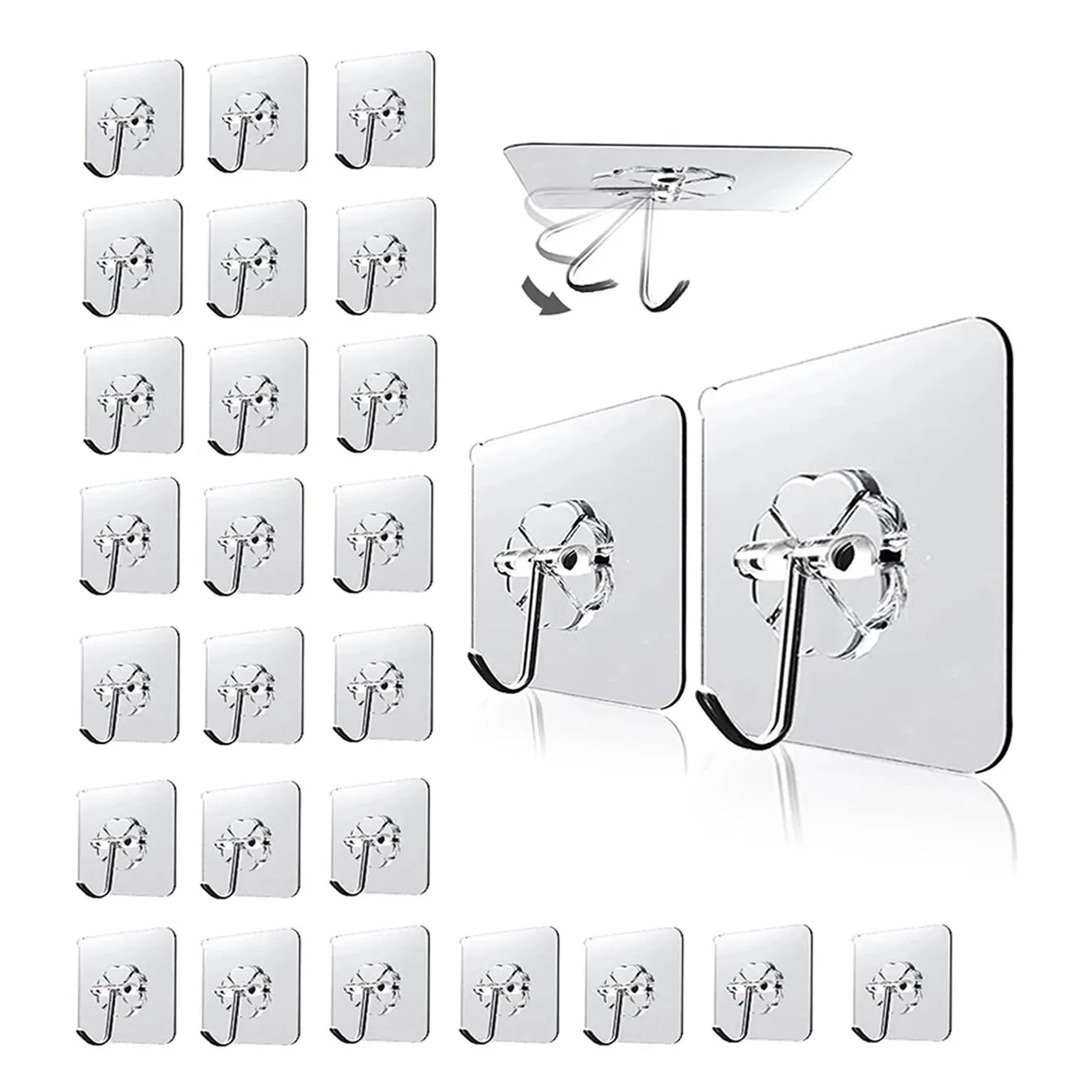 Set 20 Cârlige Magice pentru Perete