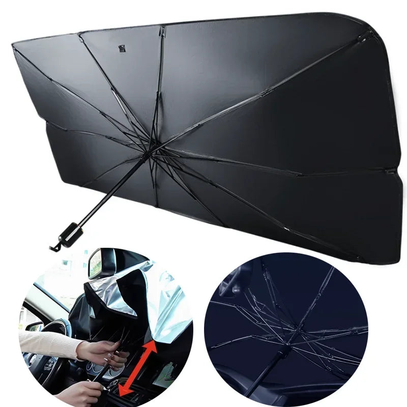 Parasolar Tip Umbrela Parbriz Auto 76x132cm