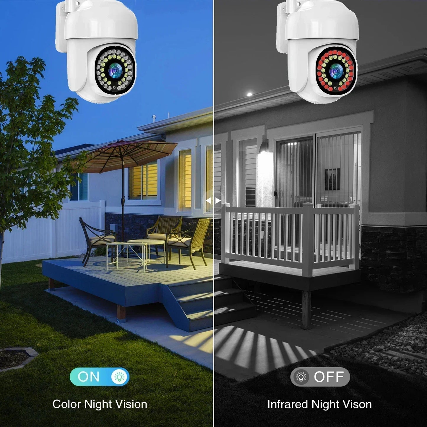 1+1 Camera de Supraveghere, 3MP, FullHD 1080P, Infrarosu +2 CARD 32GB CADOU