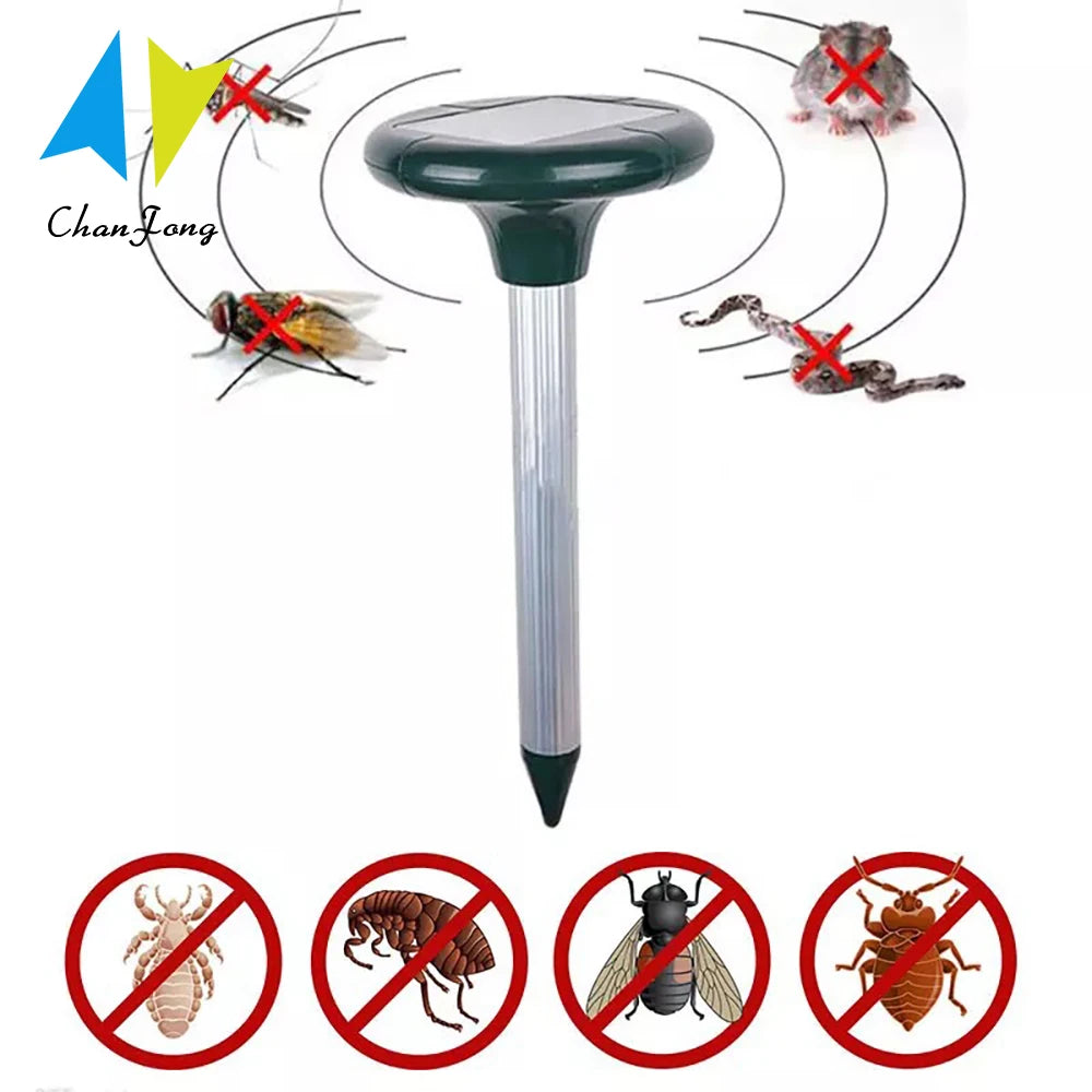 Pachet 2x Lampa Solara cu Ultrasunete Anti-Daunatori