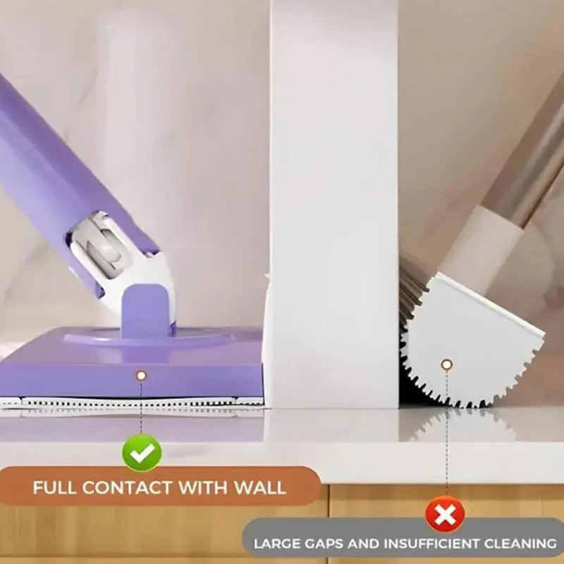 Mop Telescopic 100cm, Rotire 360 cu Sistem Prindere Laveta + 10 Lavete Cadou