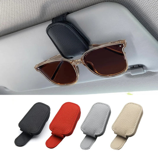 Suport Prindere Clips Magnetic Piele Ochelari Auto