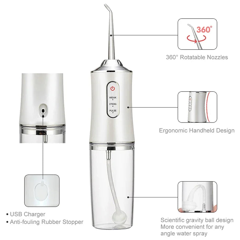 Irigator Oral Dus Bucal 4 Capete 1200mAh