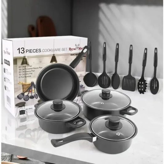 Set 13 Piese Bucatarie, Oale si Tigai + Ustensile