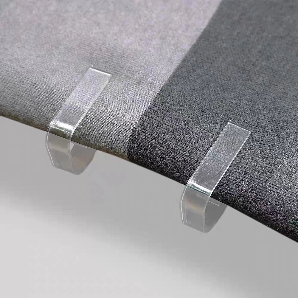 Set 8 Cleme pentru Fata de Masa Transparente