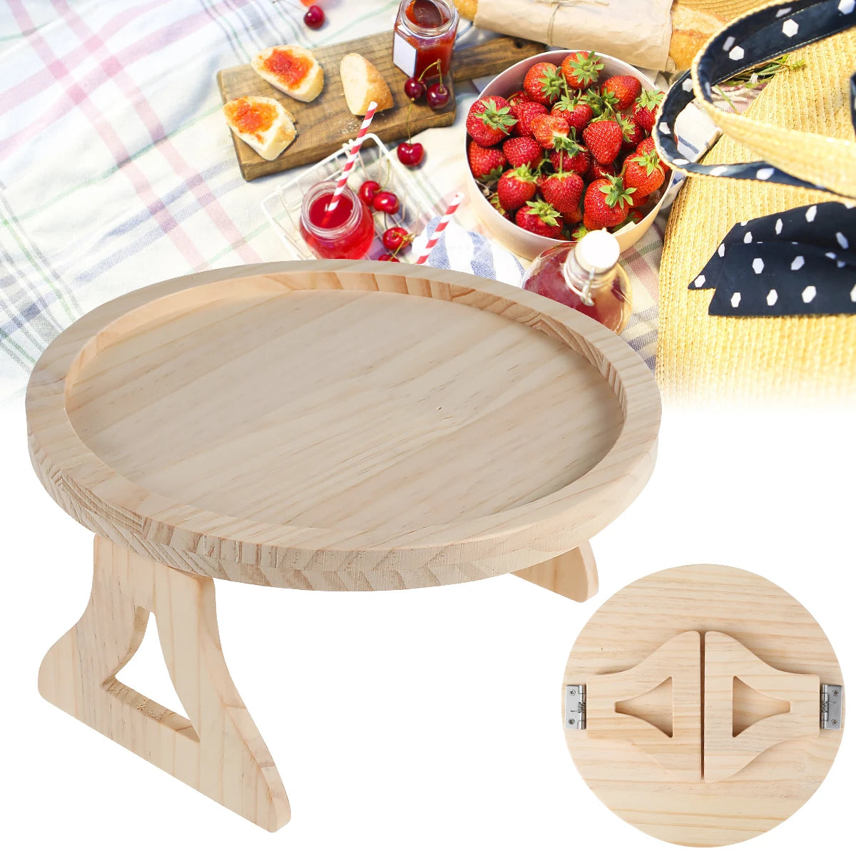 Masuta Tava Pliabila Maner Canapea 25cm