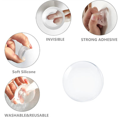 Set 6 Protectii Autoadezive Silicon Opritor Usa