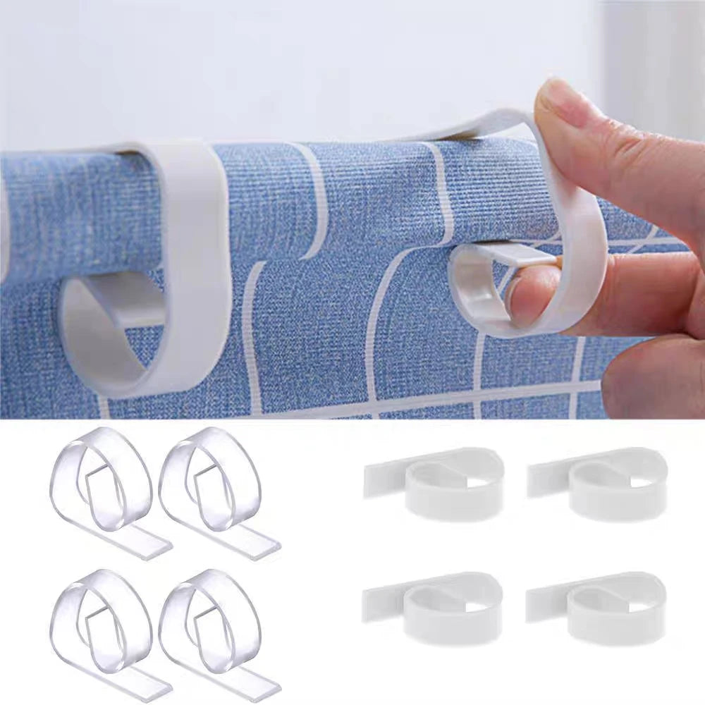 Set 8 Cleme pentru Fata de Masa Transparente