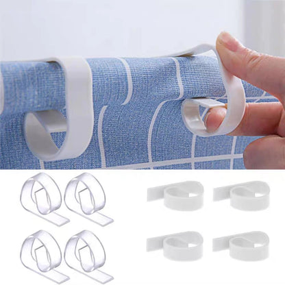 Set 8 Cleme pentru Fata de Masa Transparente