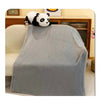 Jucarie Urs Panda 2 in 1 Perna si Paturica 200x100cm Panda 50cm