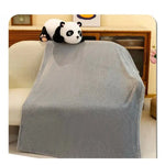 Jucarie Urs Panda 2 in 1 Perna si Paturica 200x100cm Panda 50cm